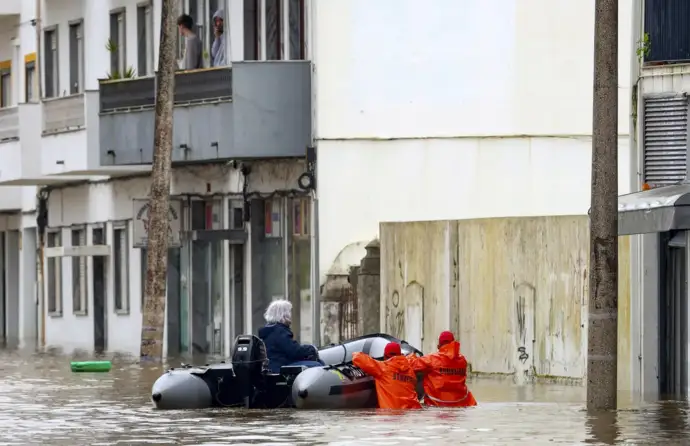 Cheias em Alcácer do Sal